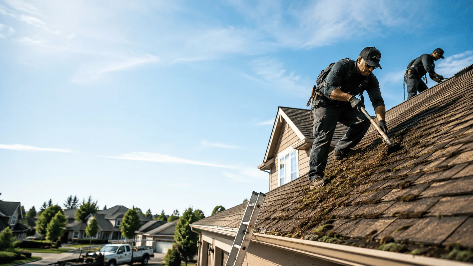 Roof Moss Removal in Hamilton, OH near me